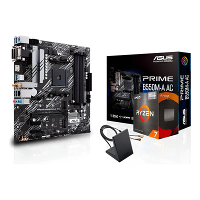 Kit De Actualizacion Gamer Ryzen 7 5700g + Tarjeta B550 Wifi Negro | Envío gratis
