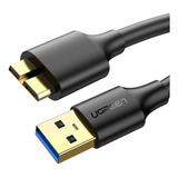 Cabo Usb 3.0 Macho Ugreen Para Micro Usb-b Macho 0.5 Metro