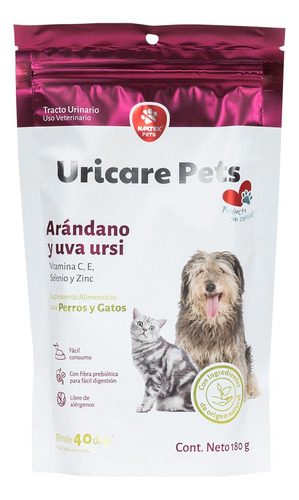 Suplemento Natural Problemas Urinarios En Perros Y Gatos 