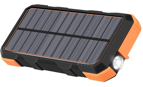 Cargador Solar Mah W Power Bank Con .a Salidas Usb C Pa...