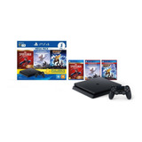 Console Playstation 4 Slim Hits Bundle V15 1tb Mega Pack Cor