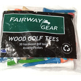 Fairway Gear Wood Golf Tees 40 Unidades 55 Mm Usados