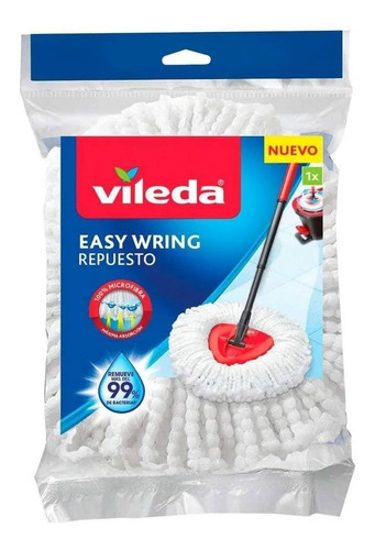 Repuesto Mopa Vileda Easy Wring Microfibra - Original