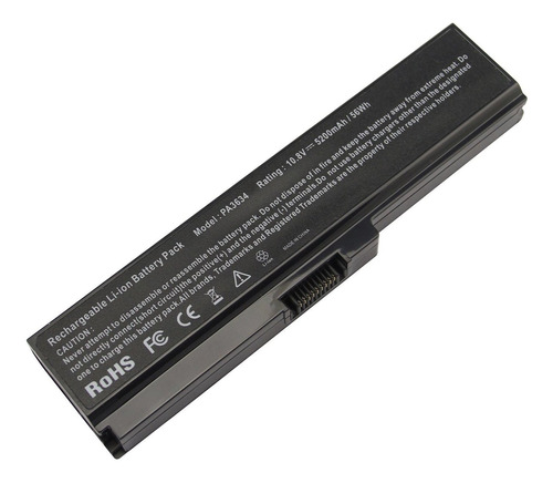 Bateria Toshiba Satellite A665 C655 L645 L645d L650 L650d L655 L655d L670 L675 M300 M301 M305 M505 U405 Series P/n Pabas