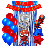 Combo Kit Deco Fiesta Globos Hombre Araña 9