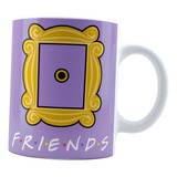 Taza Serie Friends Espejo Morada Central Perk Para Cafe