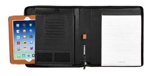 Porta Tablet Swissbags Eco Cuero Con Anotador Personalizable