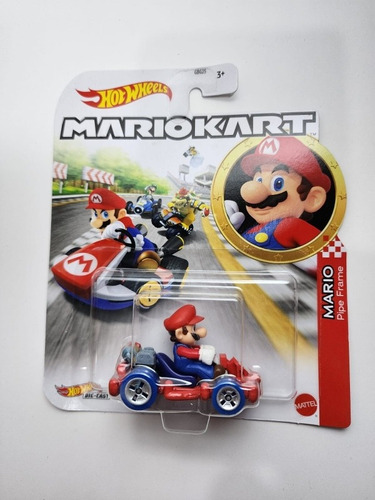 Vehículo Hotwheels Mario Kart Mario Bros Sellado
