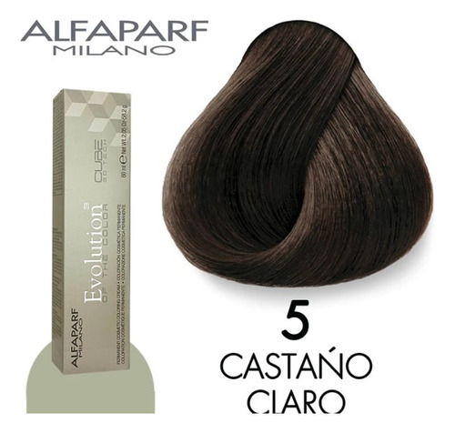 Alfaparf 5 Castaño Claro - mL a $433