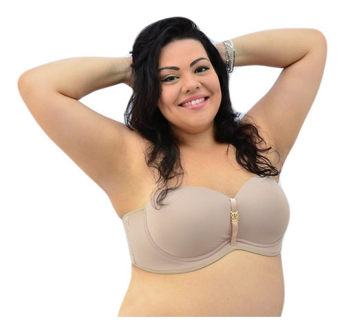 Sutia Plus Size Reforçado Tomara Que Caia Lingerie 42 Ao 54