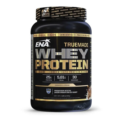 Proteina Whey Protein ENA Sport Truemade en polvo 2 lb sabor cookies & cream | Envío gratis