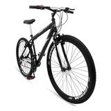 Mountain Bike Ello Bike Velox Aro 26 21v Freios V-brakes Câmbios Ltx Cor Preto/branco Com Descanso Lateral