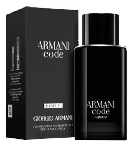 Giorgio Armani Code Parfum 125 Ml Refillable Hombre Orig 3c
