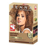 Henna Para Cabello - Jimy Henna Color Natural Brown (paq