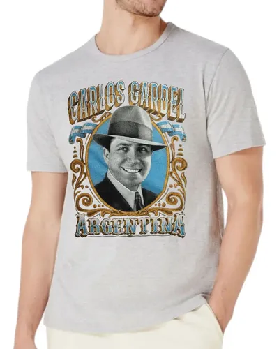 Remera Algodon Carlos Gardel