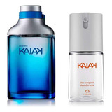 Perfume Desodorante Colônia Kaiak Clássico Masculino 100ml + Deo Corporal Kaiak Tradicional Feminino 100ml