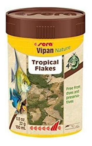 Sera 32238 Vipan Natural Flake Food, 0.8 Onzas X 100 Ml