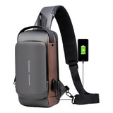 Bolso Cruzado Bandolera Antirrobo Impermeable Con Usb