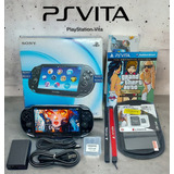 Sony Psvita Fat 128gb Excelente Estado, Juegos Y Accesorios