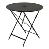 Mesa De Comedor Acasa Denis Plegable Negro 