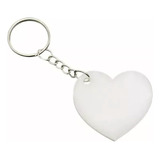 Llavero Acrilico Sublimar Corazón 30 Pza 3mm 5cm