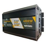 Inversor De Corriente 4000w 12v 110v Triple Enchufe Onda Pur