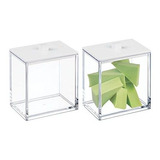 Organizador Baño Apotecario - 2 Pack, Transparente/negro.