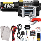 Winch Eléctrico 12v 4000 Libras Acero