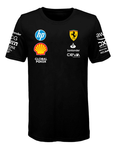 Remera Algodon Formula 1 Equipos F1