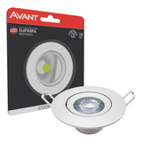 Spot De Led Avant Supimpa Redondo 3w 6500k 7cm Bivolt