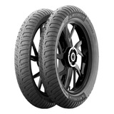 Llantas 100/90-17 + 80/90-17 Michelin Cityextra Uso Sin Cmra