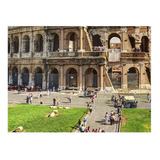 Vinilo 45x45cm Coliseo Romano Grandes Edificios Italia