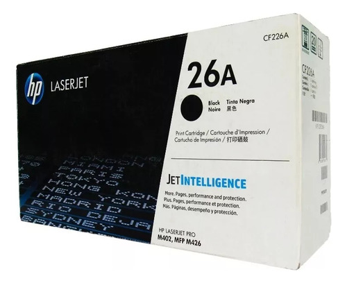 Toner Hp 26a Negro Sellado Facturado 100%original