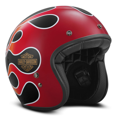 Casco Harley Davidson (retro Flame)