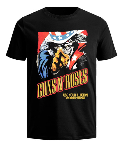 Playera Guns And Roses Slash Vintage Rock Chopper Camiseta 3