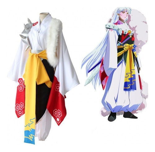 Anime Inuyasha Sesshomaru Traje De Disfraz Cosplay