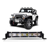 Barra De 6 Led Ultra Slim 18w 17cm Flood Off Road 4x4 F14