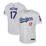 Los Angeles Dodgers 17# Ohtani Shohei Jersey Ropa De Ninos