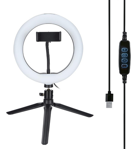 Aro Luz Led Selfie 3 Luces Con Tripode Profesional Celular