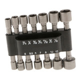 Set Puntas Dado Hexagonal Para Taladro 14 Pzs 5-12 3/16-7/16