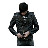 Chamarra Rocker Slim Negra, Mi Estilo Biker [u] [u]