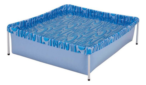 Piscina Infantil Mor 400l Pvc Estruturada Azul