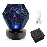 Lâmpada Projetor De Estrela Planetária Noturna Usb A