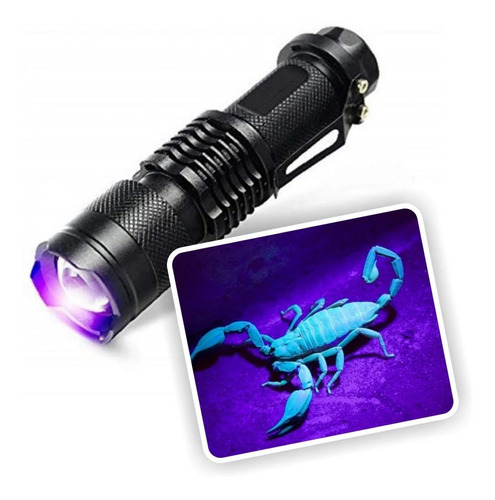  Linterna Scorpion Black Light Uv Led Uv Ultravioleta Luz 