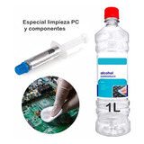 Kit Limpieza Pc Alcohol Isopropílico Y Pasta Térmica Calidad