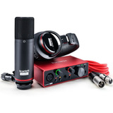 Kit Grabación Focusrite Scarlett Solo Studio 2x2 Mic + Auris