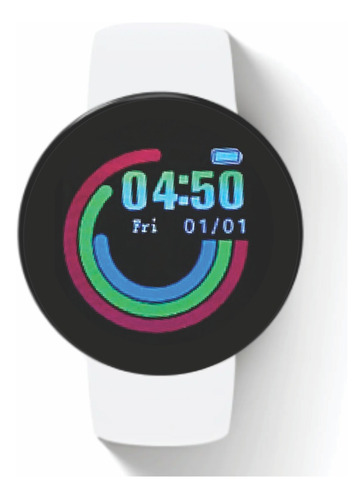 Smartwatch D18 Redondo Bluetooth Fit Cuenta Pasos