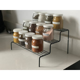 Organizador Especiero Cocina Alacena Estantes Metal