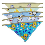 Kit Com 30 Bandanas Pet , 15 Macho+15 Fêmea, Tam M  Pet Shop