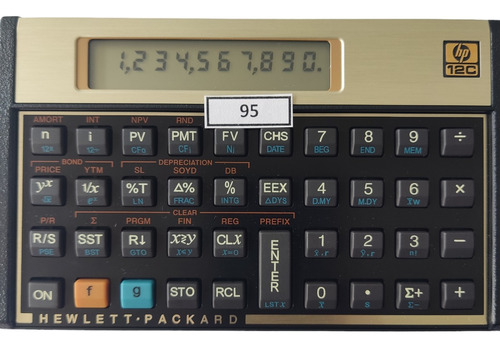 Calculadora Financeira Hp 12c Gold Português Modelo 95